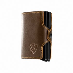 Double CardHolder Brown Nappa