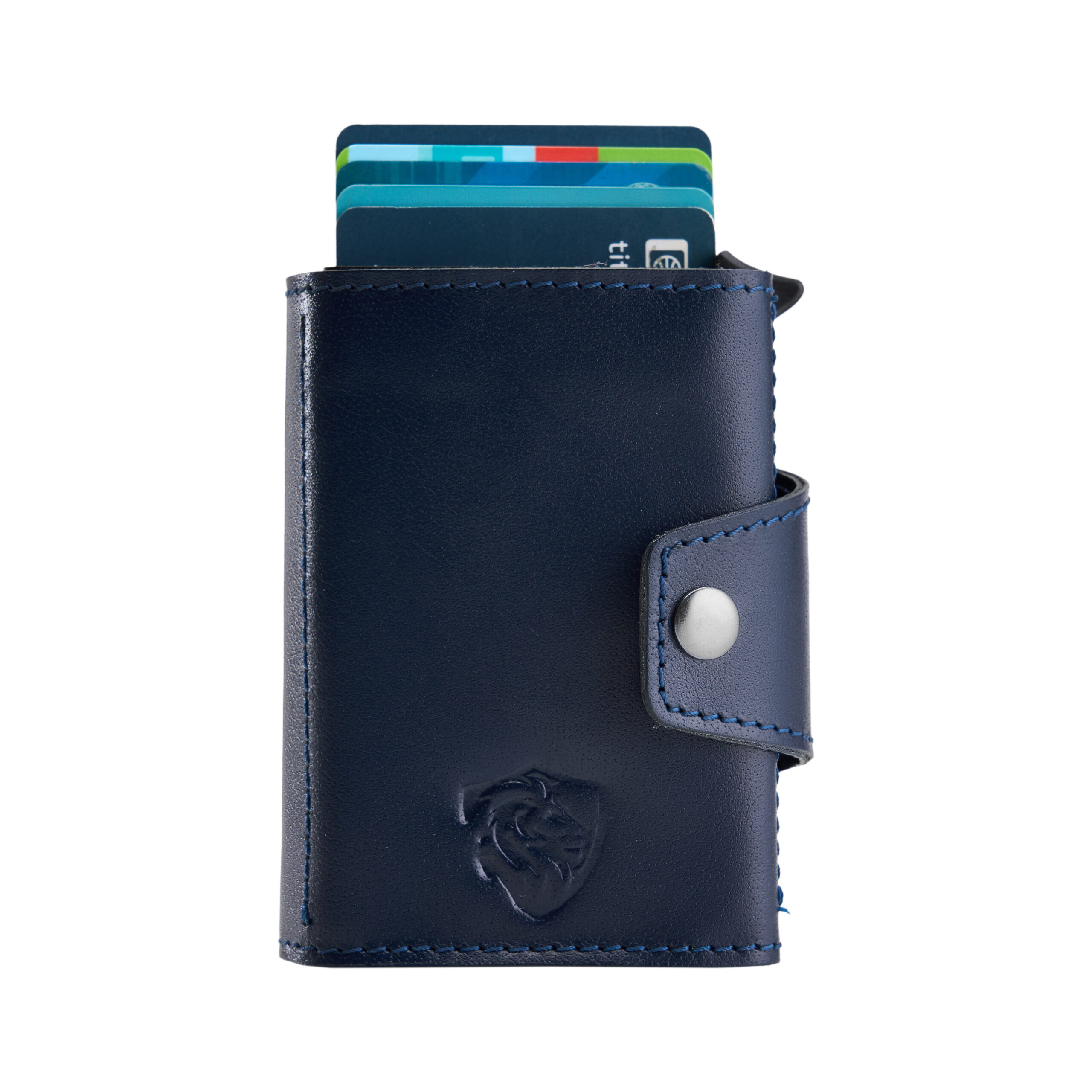 Tri-lock Navy Blue QR + NFC + Rfid Blocking